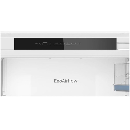 Frigider cu o usa incorporabil Bosch KIR41VFE0, 204 l, EcoAirflow, Iluminare LED, FreshSense, Clasa E, H 122 cm