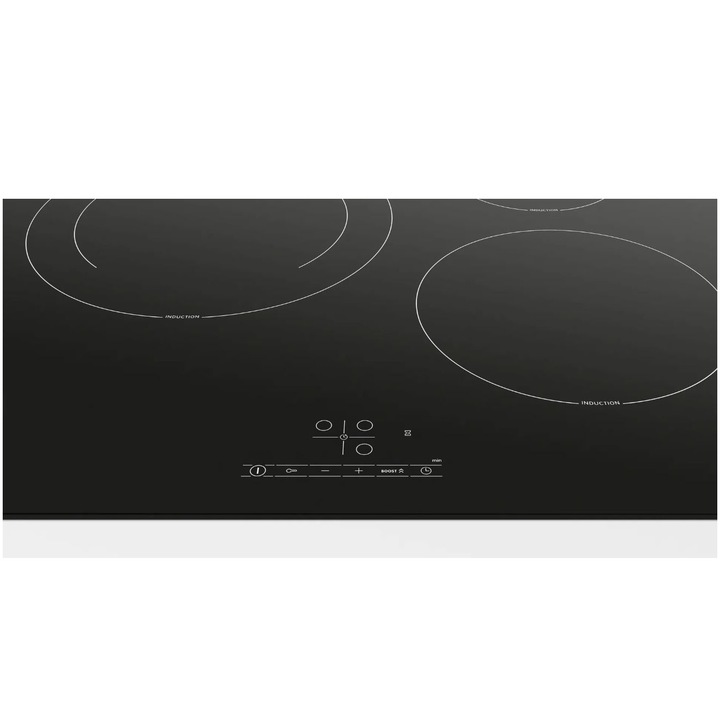 Котлон за вграждане Bosch PUJ61RBB5E, Индукция, 3 зони за готвене, PowerBoost, Таймер, 60 см, Черен