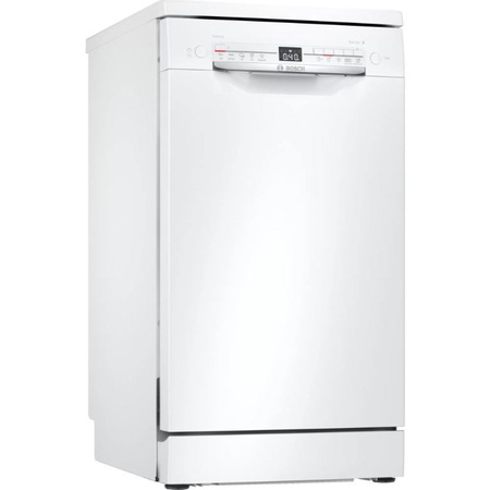 Masina de spalat vase Bosch SPS2HKW41E, 9 seturi, 6 programe, Home Connect, ExtraDry, 45 cm, Clasa E, Alb
