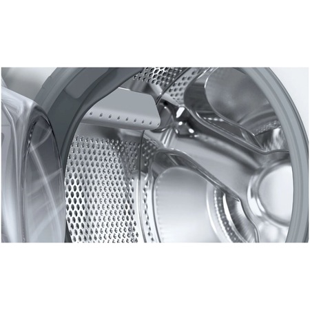Masina de spalat rufe Bosch WAN24166BY, 8 kg, 1200 RPM, Motor EcoSilence Drive, ActiveWater Plus, Clasa C, Alb