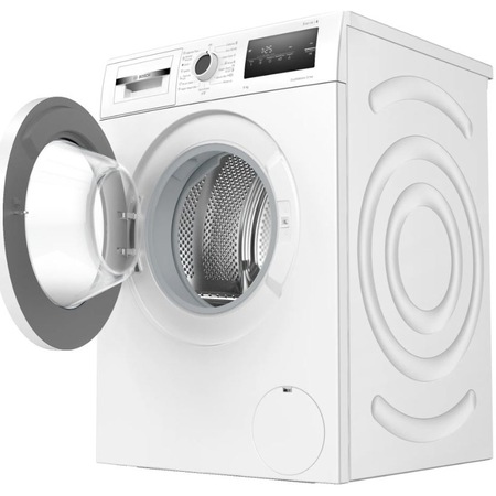 Masina de spalat rufe Bosch WAN24166BY, 8 kg, 1200 RPM, Motor EcoSilence Drive, ActiveWater Plus, Clasa C, Alb