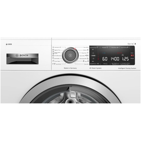Masina de spalat rufe Bosch WAV28K01BY, 9 kg, 1400 RPM, Motor EcoSilence Drive, I-DOS, 4D Wash System, Clasa A, Alb