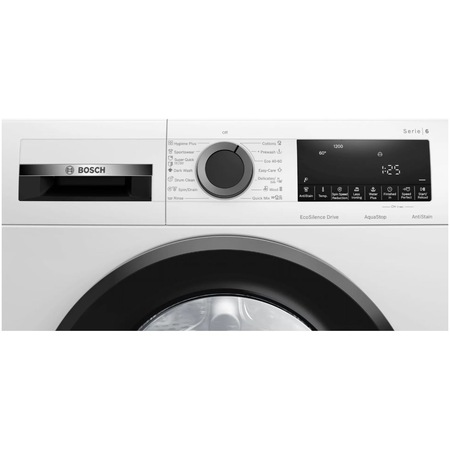 Masina de spalat rufe Bosch WGG14201BY, 9 kg, 1200 RPM, Motor EcoSilence Drive, SpeedPerfect, VarioDrum, Clasa A, Alb