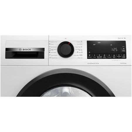 Masina de spalat rufe Bosch WGG24200BY, 9 kg, 1200 RPM, Motor EcoSilence Drive, SpeedPerfect, VarioDrum, Clasa A, Alb