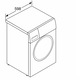 Bosch WGG24200BY Mosógép, 9 kg, 1200 ford/perc, EcoSilence Drive Motor, SpeedPerfect, VarioDrum, A energiaosztály, Fehér