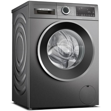 Masina de spalat rufe Bosch WGG2440REU, 9 kg, 1400 RPM, Motor EcoSilence Drive, SpeedPerfect, VarioDrum, Clasa A, Gri