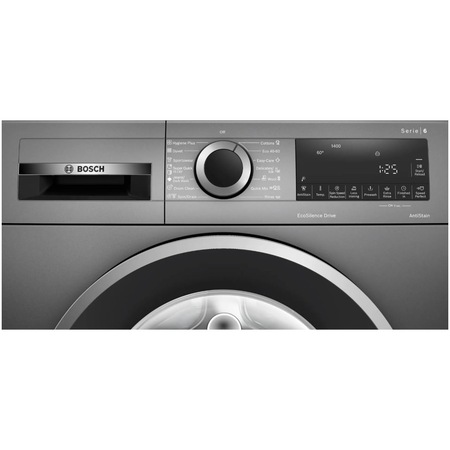 Masina de spalat rufe Bosch WGG2440REU, 9 kg, 1400 RPM, Motor EcoSilence Drive, SpeedPerfect, VarioDrum, Clasa A, Gri