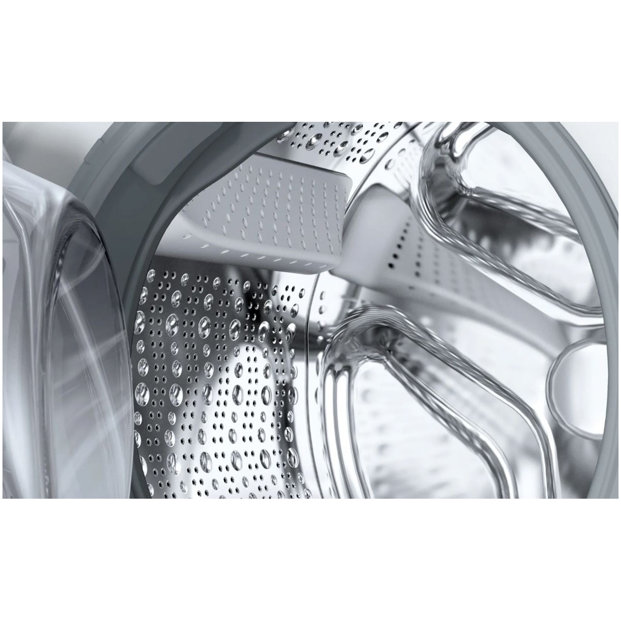 Masina de spalat rufe incorporabila Bosch Seria 8 WIW28542EU, 8 kg, 1400 RPM, Motor EcoSilence Drive, SpeedPerfect, ActiveWater Plus, VarioDrum, Clasa C, Alb