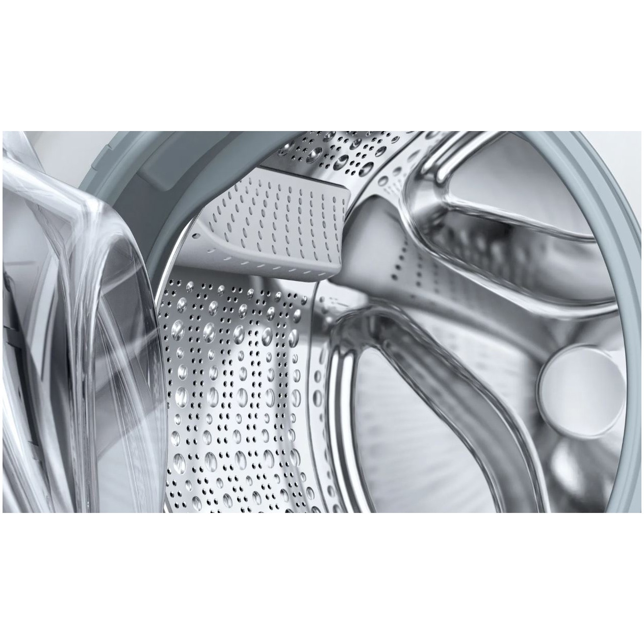 Masina de spalat rufe incorporabila Bosch Seria 8 WIW28542EU, 8 kg, 1400 RPM, Motor EcoSilence Drive, SpeedPerfect, ActiveWater Plus, VarioDrum, Clasa C, Alb