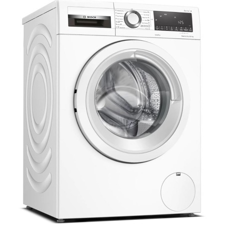 Masina de spalat rufe cu uscator Bosch WNA144V0BY, Spalare 9 kg, Uscare 5 kg, 1400 RPM, Clasa B, Motor EcoSilence Drive, AutoDry, Alb