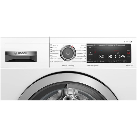 Masina de spalat rufe Bosch WAV28M00BY, 9 kg, 1400 RPM, Motor EcoSilence Drive, 4D Washing System, Clasa A, Alb