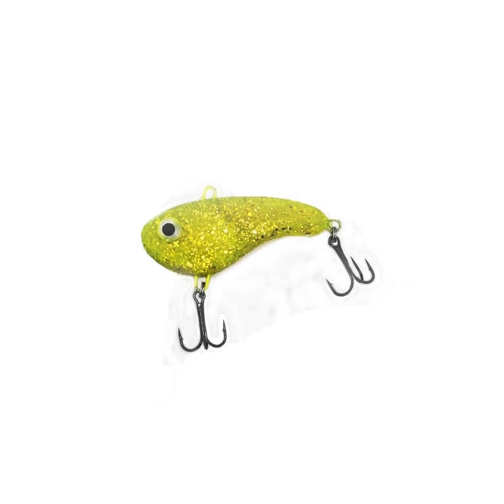 Cicada Ticu Fishing 6cm/14g, culoare Yellow Transparent