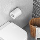 Suport hartie igienica, CeruleTree, Inox, Argintiu