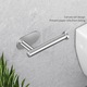 Suport hartie igienica, CeruleTree, Inox, Argintiu