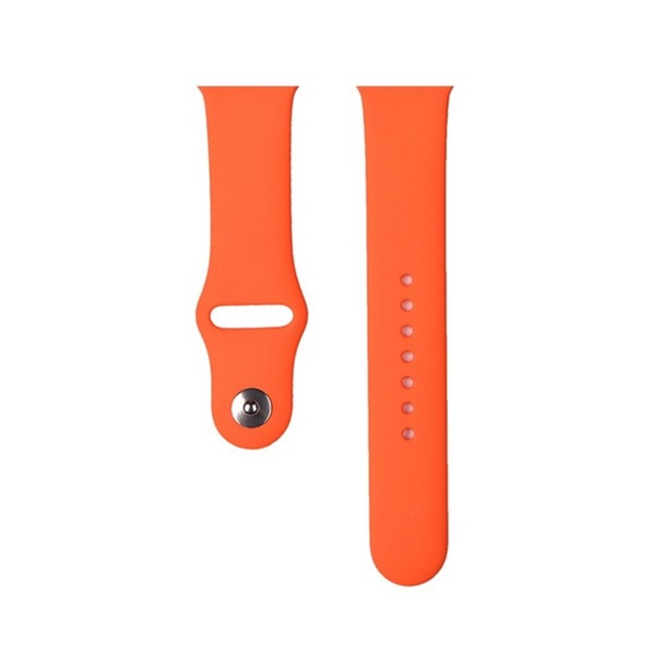 Apple Watch Series 1 38mm / Watch Series 2 38mm / Watch Series 3 38mm Devia deluxe sport pótszíj (egyedi méret, szilikon, állítható) narancssárga