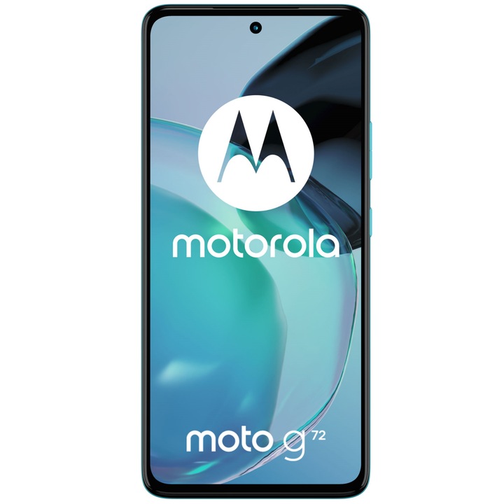 Motorola Moto g72 Mobiltelefon, Kártyafüggetlen, Dual SIM, 128GB, 8GB RAM, Polar Blue