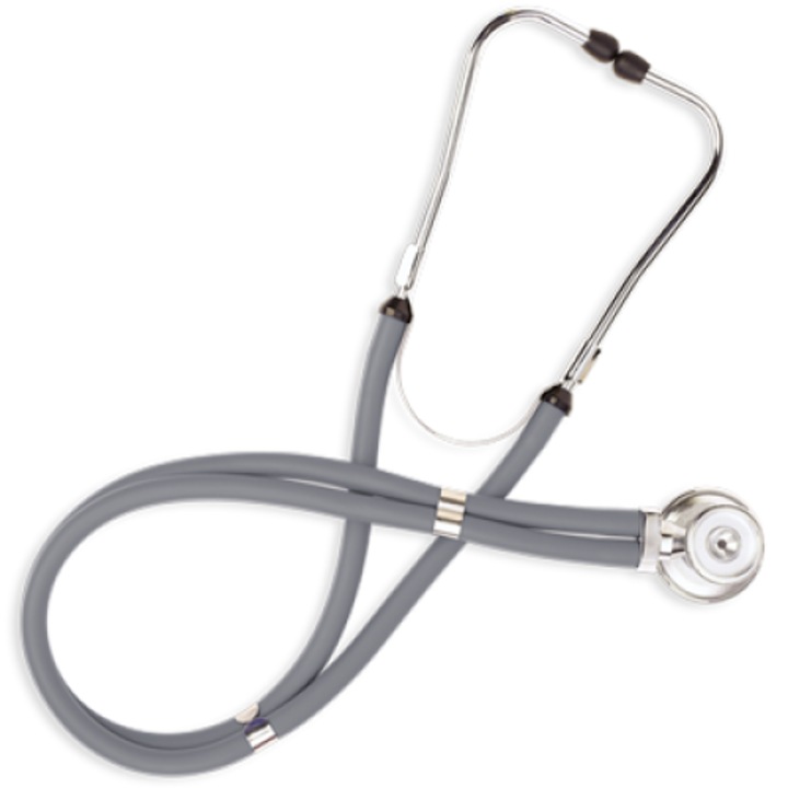 Stetoscop tip Sprague Rappaport, culoare gri, B.Well Swiss, WS - 3