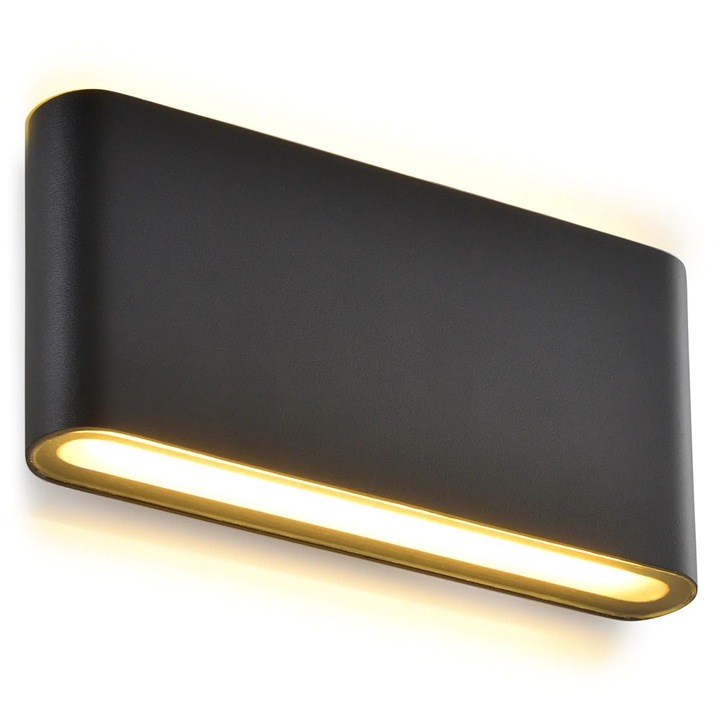 Външно осветление Techstar® LED Light C30, мощност 6W, A+, водо- и прахоустойчивост, топло бяло, 3000K, алуминий, черно