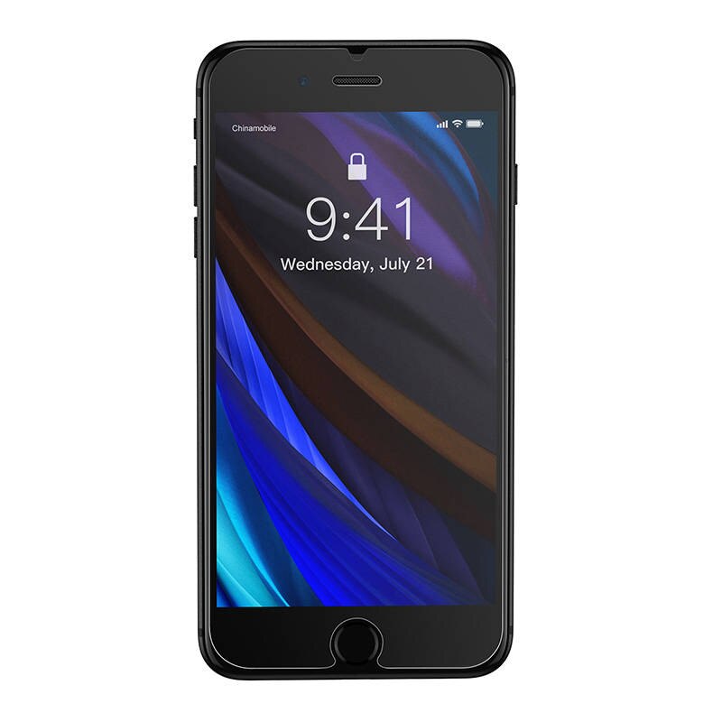 Folie protectie telefon, Baseus, Pentru iPhone SE 2 / iPhone SE 3, 0.3mm