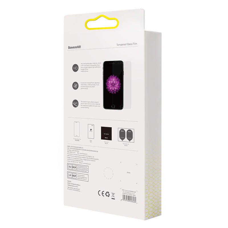 Folie protectie telefon, Baseus, Pentru iPhone SE 2 / iPhone SE 3, 0.3mm