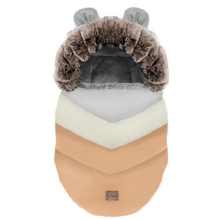 Sac de Dormit Bebe Teddy Pro-V Pastel Orange 100x55 cm