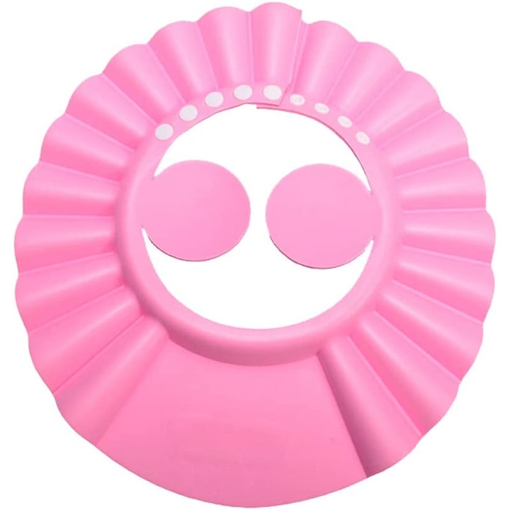 Детска шапка за баня/душ, розова