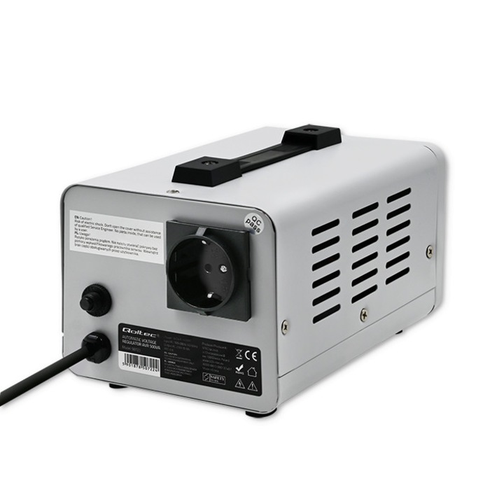 Автоматичен стабилизатор на напрежение Qoltec AVR 1000VA