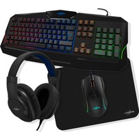 uRage Kit Gaming 4 in 1, Tastatura/Mouse/Mouse Pad/Casti