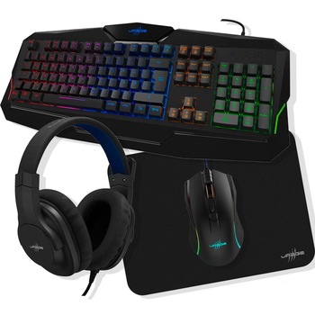 uRage Kit Gaming 4 in 1, Tastatura/Mouse/Mouse Pad/Casti