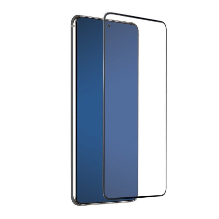 Възстановен Samsung Galaxy A53 5G Full Glue извит закален стъклен протектор на екрана стъклен филм с черна рамка (63133)