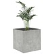 vidaXL betonszürke szerelt fa virágtartó 40 x 40 x 40 cm 808796