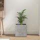 vidaXL betonszürke szerelt fa virágtartó 40 x 40 x 40 cm 808796
