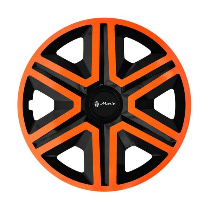 Set 4 capace roti Orange R14 pentru gama auto Matiz