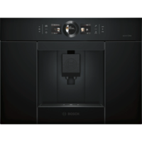 Espressor automat incorporabil Bosch CTL636EB6, 1600W, 2.4 l, recipient boabe 500g, cu funcție Home Connect, 19 bari, display TFT, filtru BRITA inclus, Negru