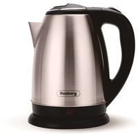 Cana fierbator din otel inoxidabil Rosberg R51230I, 1800W, 1.8L, oprire automata, capac ermetic