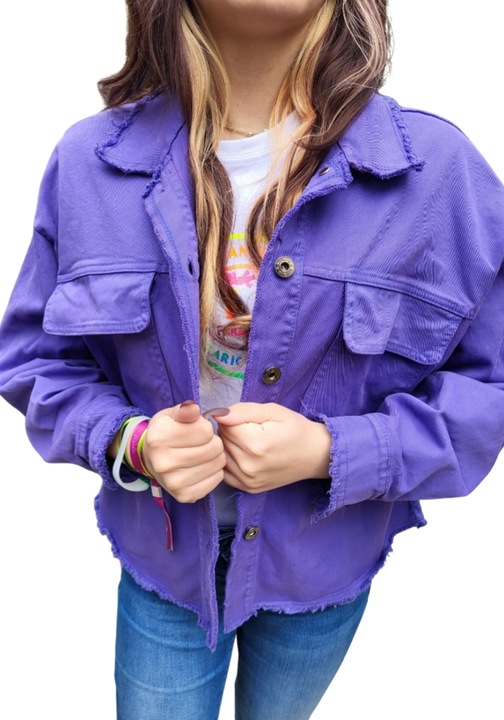 Bluza bumbac, mov, masura universala