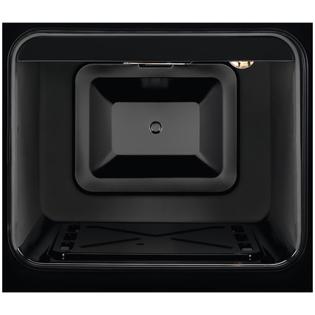 Aragaz Electrolux LKG504002W, Gaz, 4 arzatoare, Aprindere integrata plita + cuptor, Siguranta plita + cuptor, Autocuratare catalitica, 50 cm, Alb
