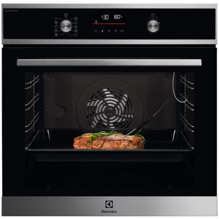 Cuptor incorporabil Electrolux EOD6C77X, Electric, 72 l, Autocuratare catalitica, SteamBake, Timer electronic, Grill, Clasa A+, Inox