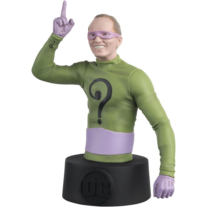 Eaglemoss DC Comics – Batman – The Riddler Figura (1966-os tévésorozat), 13,5 cm