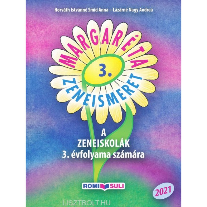 Margaréta Zeneismeret tankönyv 3. - A zeneiskolák 3. évfolyama számára (2021, QR kóddal)