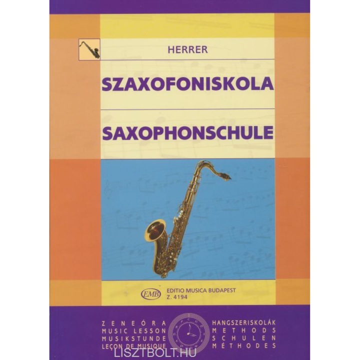 Herrer Pál: Szaxofoniskola