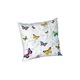 Възглавница Papillons, капитониран микрофибър Alcam, 70x70 см, многоцветна