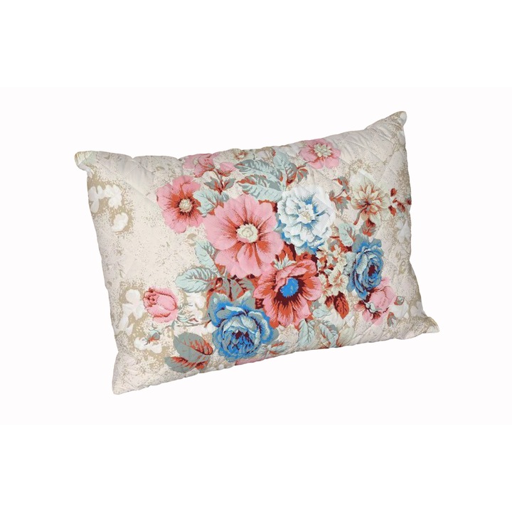Perna Bouquet, microfibra matlasata Alcam, 50x70 cm, multicolor