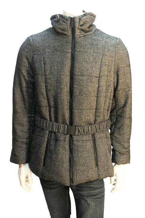 Férfi dzseki Lerros 5387445 10-201, Övvel, Fekete, 46/XXL