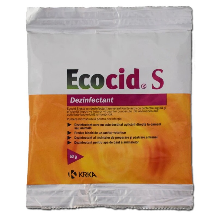 Dezinfectant universal Ecocid S plic 50 g, virucid