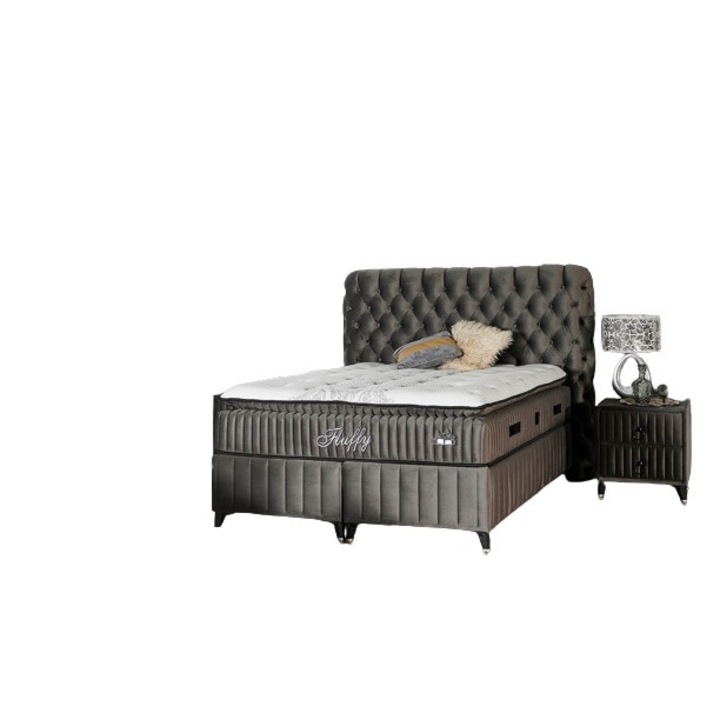 Pat Standard, Fluffy, tapitat, gri, 160 x 200 cm