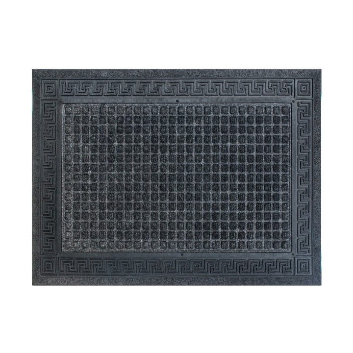 Bejárati szőnyeg, gumi és polipropilén, ATENA 60x40 cm