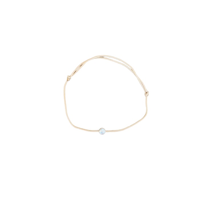 Bratara cu perla Swarovsky alba