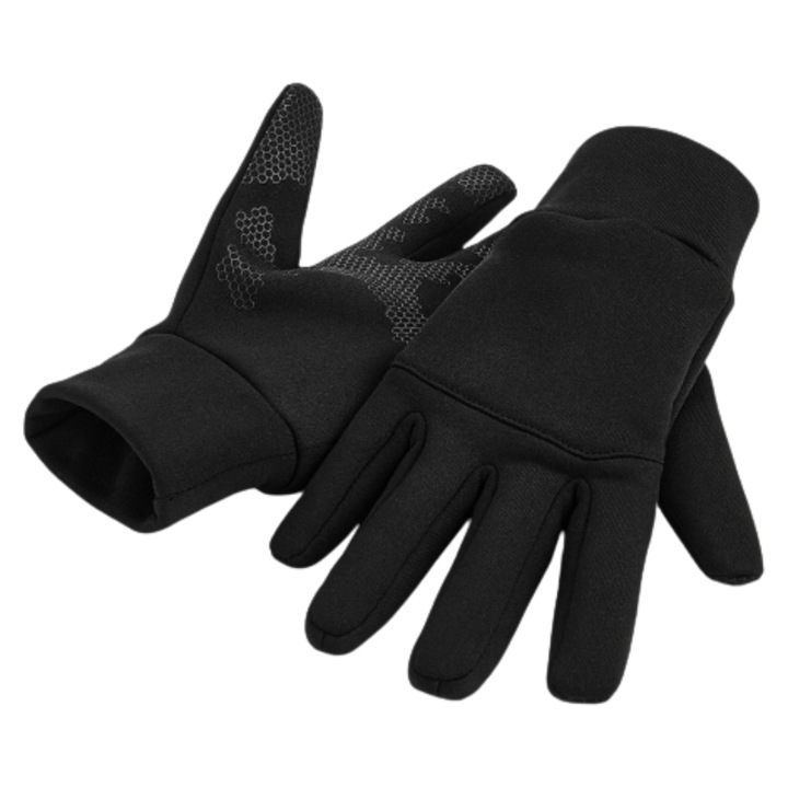 TECH sportkesztyű, unisex, méret, Fekete, 15-18 CM