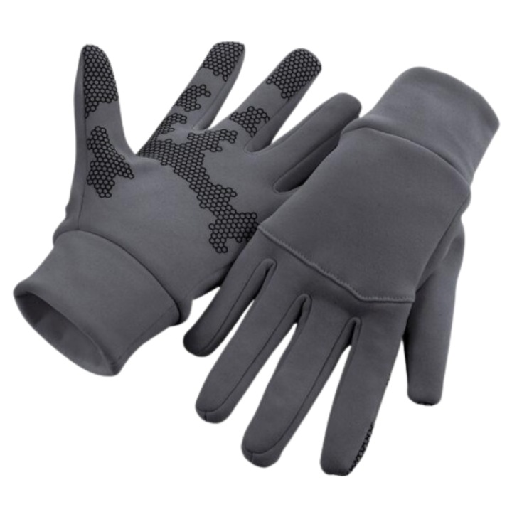 TECH sportkesztyű, unisex, méret, Szürke, 15-18 CM